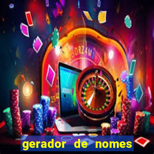 gerador de nomes para jogos